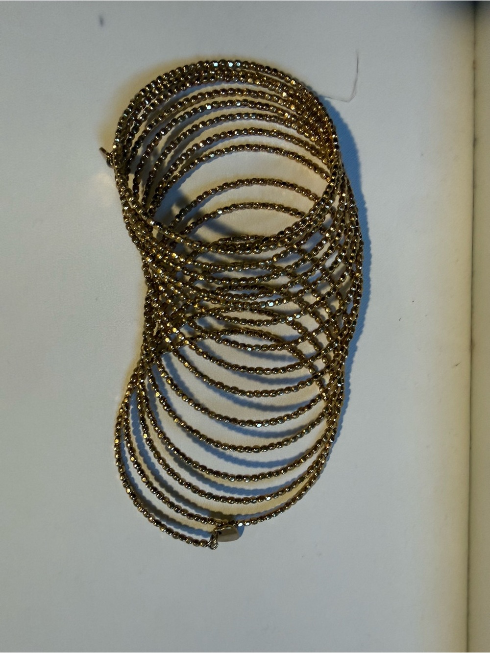 Stella & Dot Gold-Tone Multi Bangle Bracelet Set